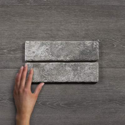 Jerica Brick Slip Mix Gris Porcelain Tile 28x7.5cm