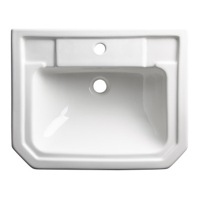 Vitoria Semi-Recessed Basin (1 Tap Hole) - White