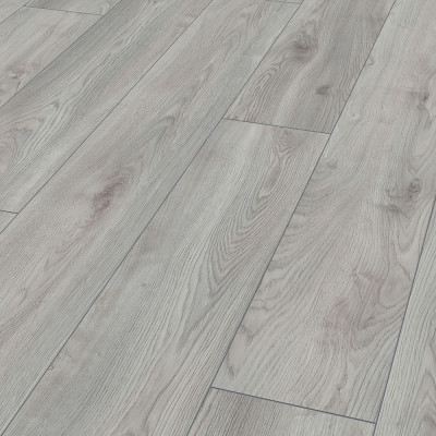 Laminate Flooring - 10mm Mammut Plus 4V AC5 Macro Oak White 185x24cm