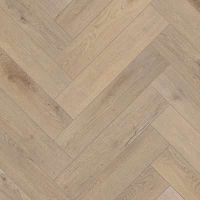 Albany Oak SPC Vinyl Herringbone Uni-Clic Flooring 60x12.5cm