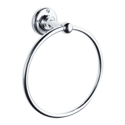 Carlton Towel Ring - Chrome