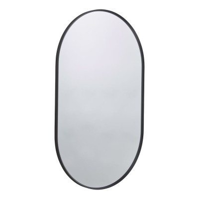 Verge Gunmetal Non-Illuminated Pill Mirror 50x80cm