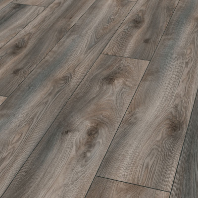 Laminate Flooring - 10mm Mammut Plus 4V AC5 Macro Oak Grey 185x24cm