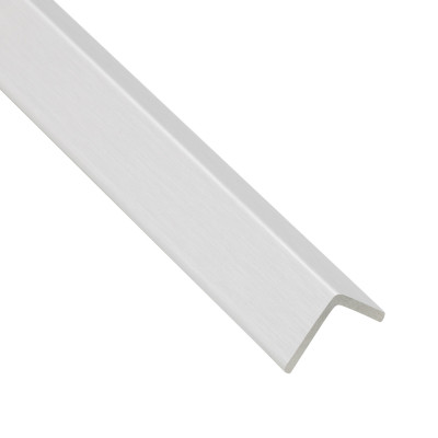 18mm Slat Wall Panel White L Shaped Profile 290x2.5x2.5cm