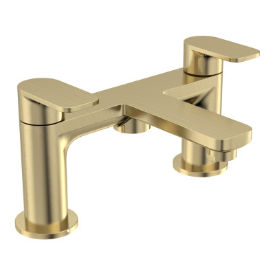 Savour Deck Mounted Bath Filler - Brushed Brass