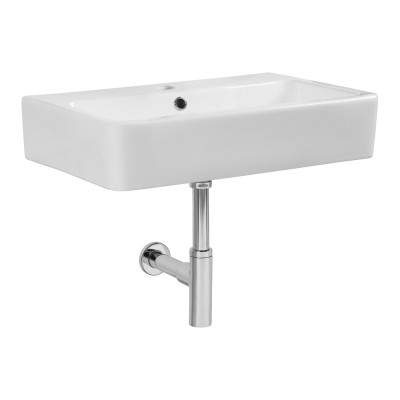 Lansdown Ceramic Basin (1 Tap Hole) - White 575mm