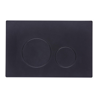 Flush Plates Circles Flush Plate - Black
