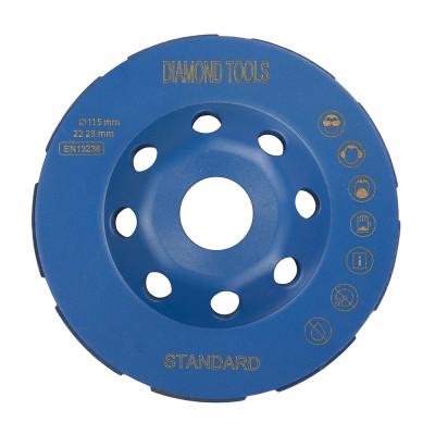 Diamond 115mm Grinding Wheel - Grinding Concrete / Stone