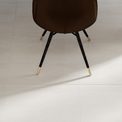 Portland Vein Cut Limestone-Effect Matt Porcelain Tile 60x60cm