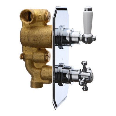 "Shower Valve (Traditional, Concealed, 1 Way, 1 Outlet) - Chrome"