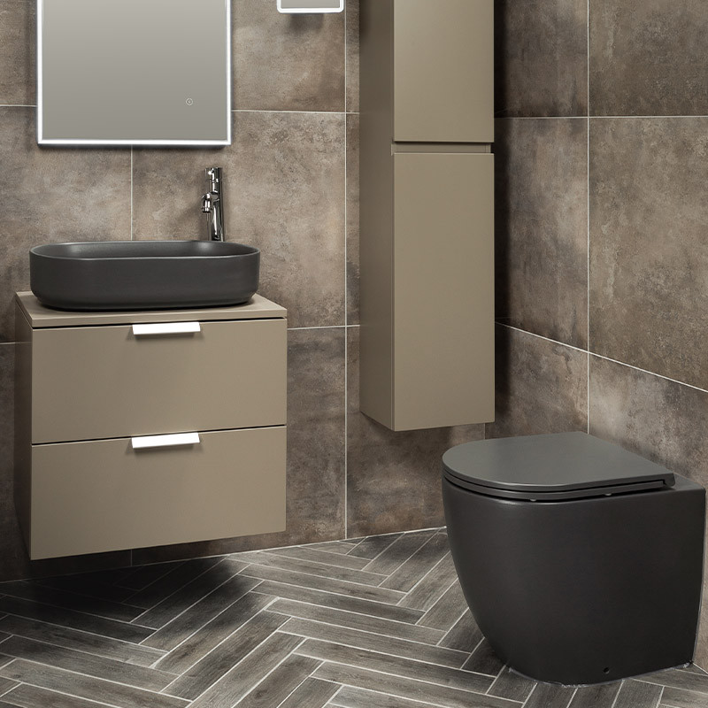 Bathroom Flooring: Wood-Inspired Porcelain Tiles