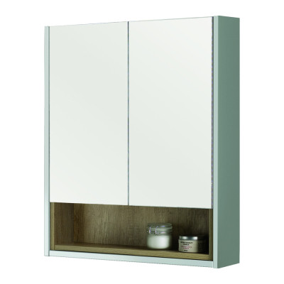 Lucca Mirror Cabinet - Dove Grey 600mm