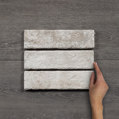 Jerica Brick Slip Ceniza Matt Porcelain Tile 28x7.5cm