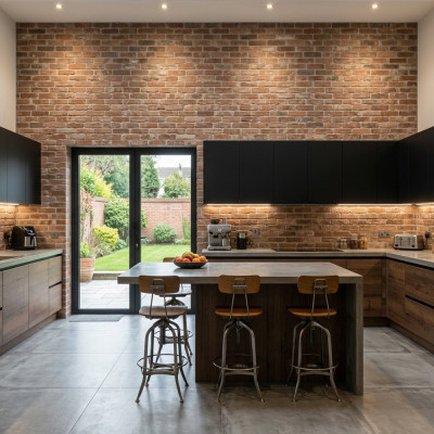 Manhattan Coto Brick-Effect Matt Porcelain Tile 31x56cm