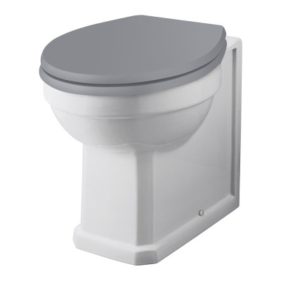 Fitzroy Back to Wall WC Pan (Comfort Height) - White