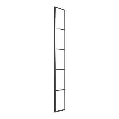 Sorento Wetroom Panel (Deflector) - Black 215x1950mm