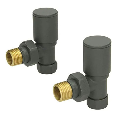 Sorento Black Angled Radiator Valves