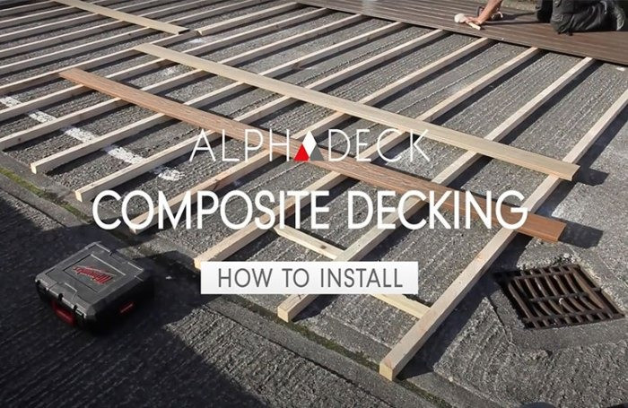 How to install decking, step by step guide