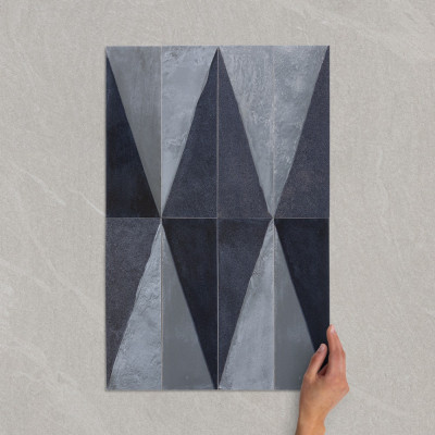 Metro Polar Blue Ceramic Gloss Wall Tile 30x10cm