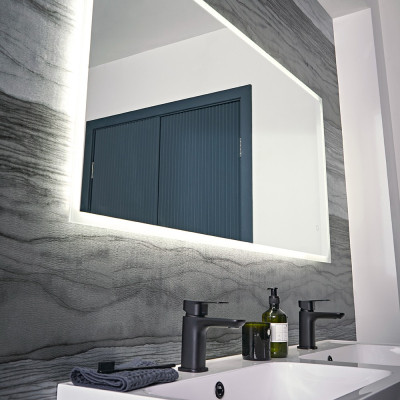 Beta Multi-Touch Control Illuminated Rectangular Mirror 120x60cm
