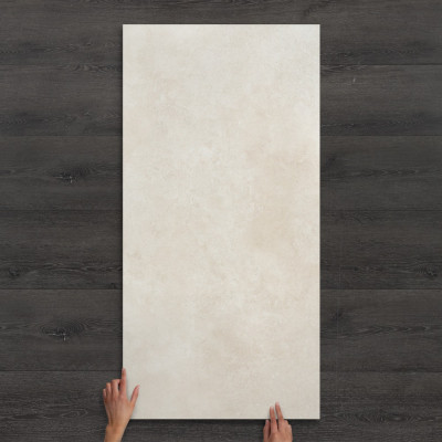 Outdoor Venus White Limestone-Effect Matt Porcelain Tile 120x60cm
