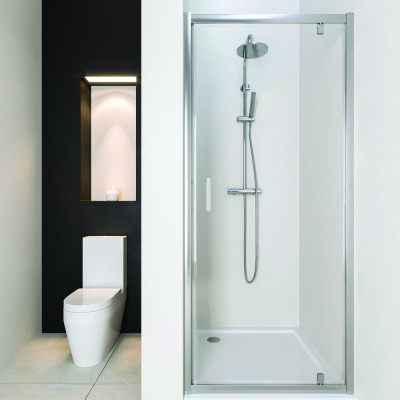 Casanuova Pivot Door - Chrome 900x900mm