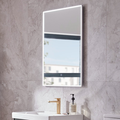 Acumen Touch Illuminated Rectangular Mirror 50x70cm