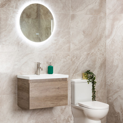 Dazzle Alabastrino Bianco Porcelain Semi-Polished Tile 120x60cm