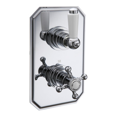 "Shower Valve (Traditional, Concealed, 1 Way, 1 Outlet) - Chrome"