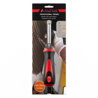Alpha Professional Trowel 280x115mm 12x12mm