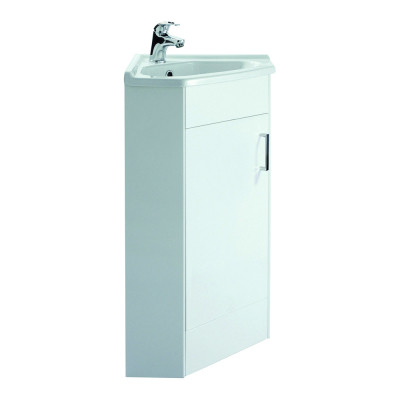 Ardent Corner Vanity Unit (with Basin) - White