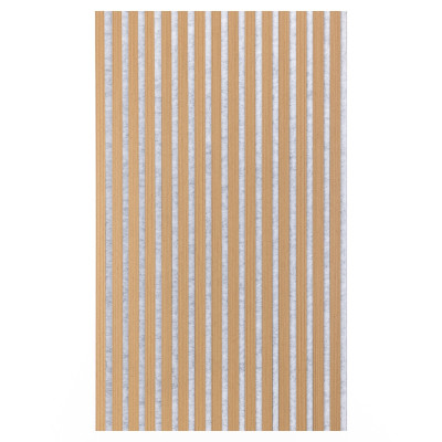 21mm Acoustic Silver Felt Wall Panel Warm Oak 240x60cm