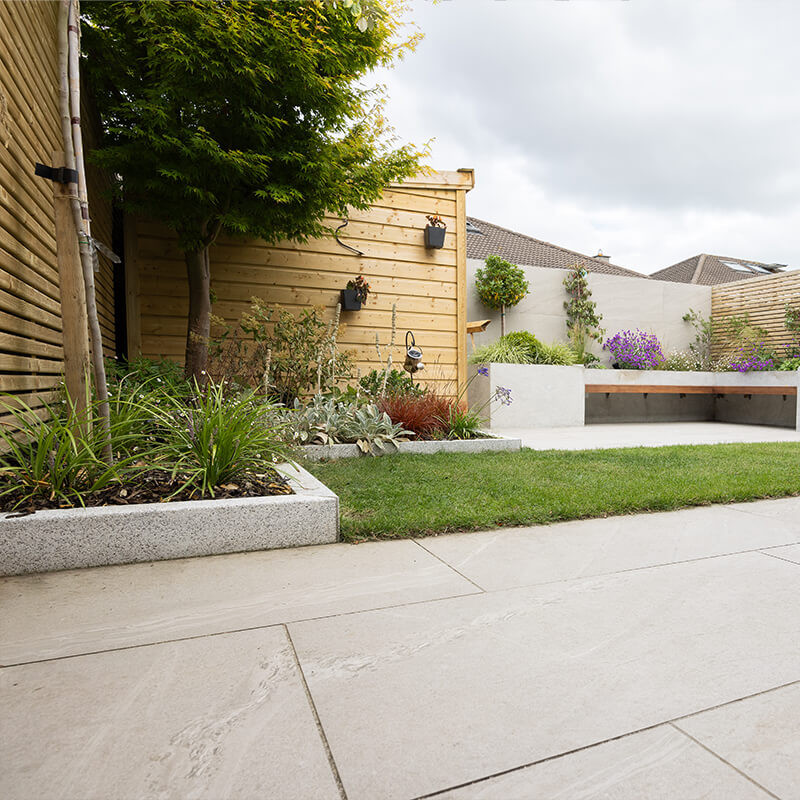 Non-slippery tiles for outdoor when wet, ensuring safe movement in rainy conditions.