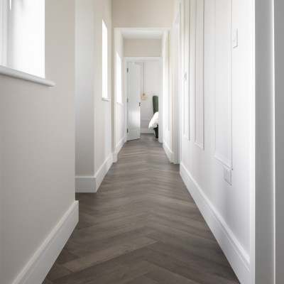 SPC Vinyl Flooring Herringbone - Berkley Oak 60x12.5cm