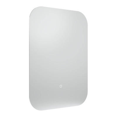 Portrait Mirror Cabinet (Single Door) - Chrome 500mm