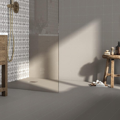 Seasons Base Grey Matt Porcelain Tile 15x15cm