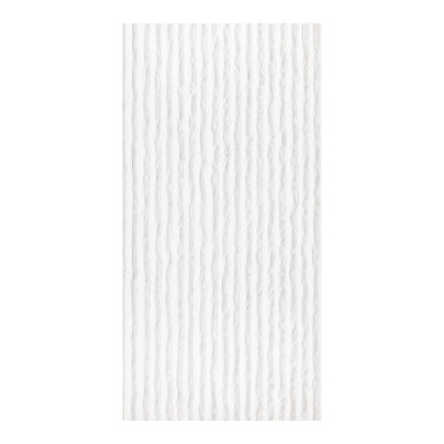 PU Stone Wall Panel Ribbed Surface White 120x60cm