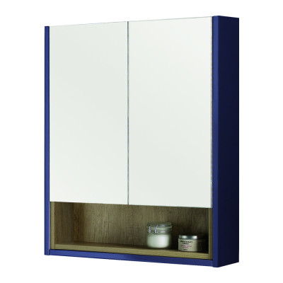 Lucca Mirror Cabinet - Sapphire Blue 600mm