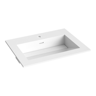 Monta Alternative Corian Basin - White 600mm
