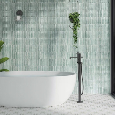 Rubik Aloe Décor Gloss Ceramic Tile 30x15cm