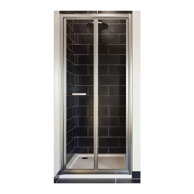 Casanuova Bifold Door - Chrome 900x900mm