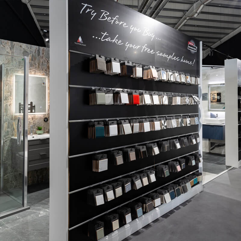 Spacious tile store in Dublin with a wide selection of ceramic and porcelain tiles.