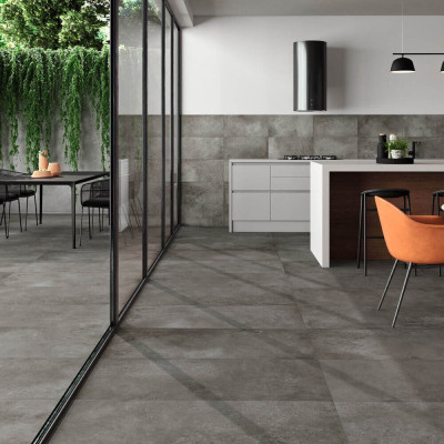 Amstel Antracita Matt Porcelain Tile 60x30cm