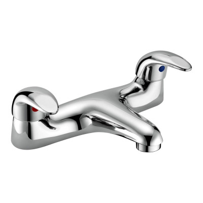 Alpha Bath Filler - Chrome