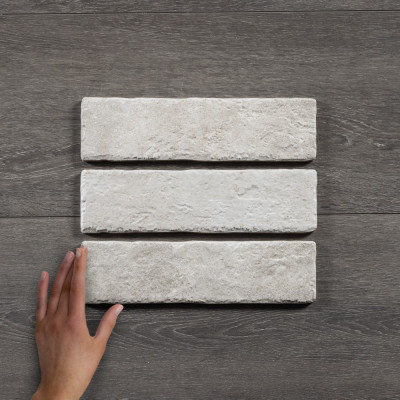 Jerica Brick Slip Blanco Matt Porcelain Tile 28x7.5cm