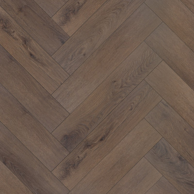 SPC Vinyl Flooring Herringbone - Belmont Oak 60x12.5cm