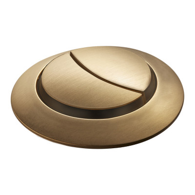 Brooklyn Flush Button - Brass