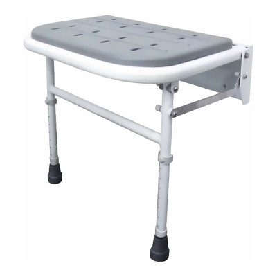 "iCare Shower Seat (fold-down, wall mounted) - Grey"