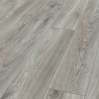 Laminate Flooring - 10mm Mammut Plus 4V AC5 Highland Oak Silver 185x24cm