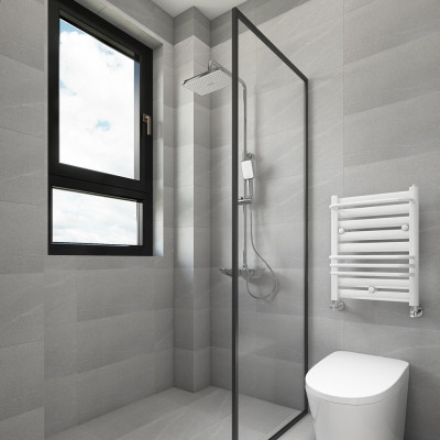 Bellevue Grey Light Matt Ceramic Tile 60x30cm